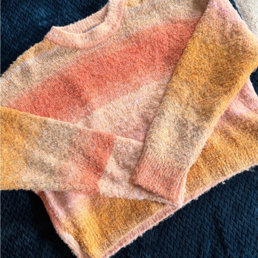 Magnolia Warm Tones Striped Sweater